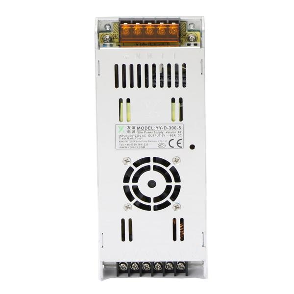 Adaptör 5V 60A Slim Akıllı Fanlı
