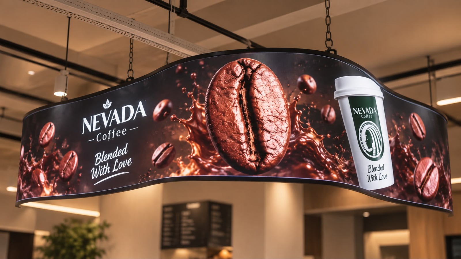 Nevada Cafe – P1.86 Indoor GOB FLEX LED Ekran