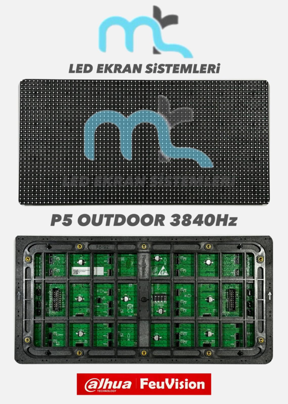 P5 OUTDOOR (3840HZ) DIŞ MEKAN 16X32CM LED PANEL